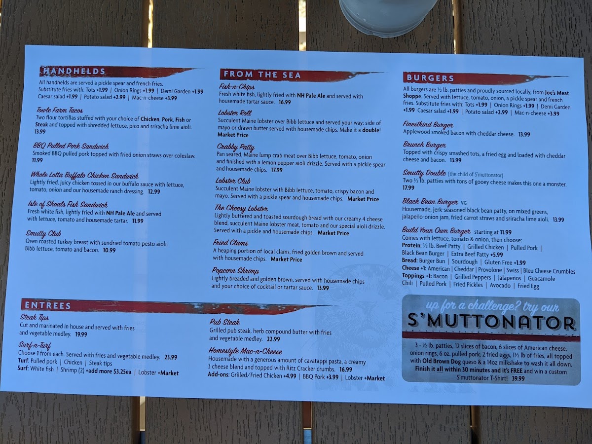 Menu Restaurant At Smuttynose-10