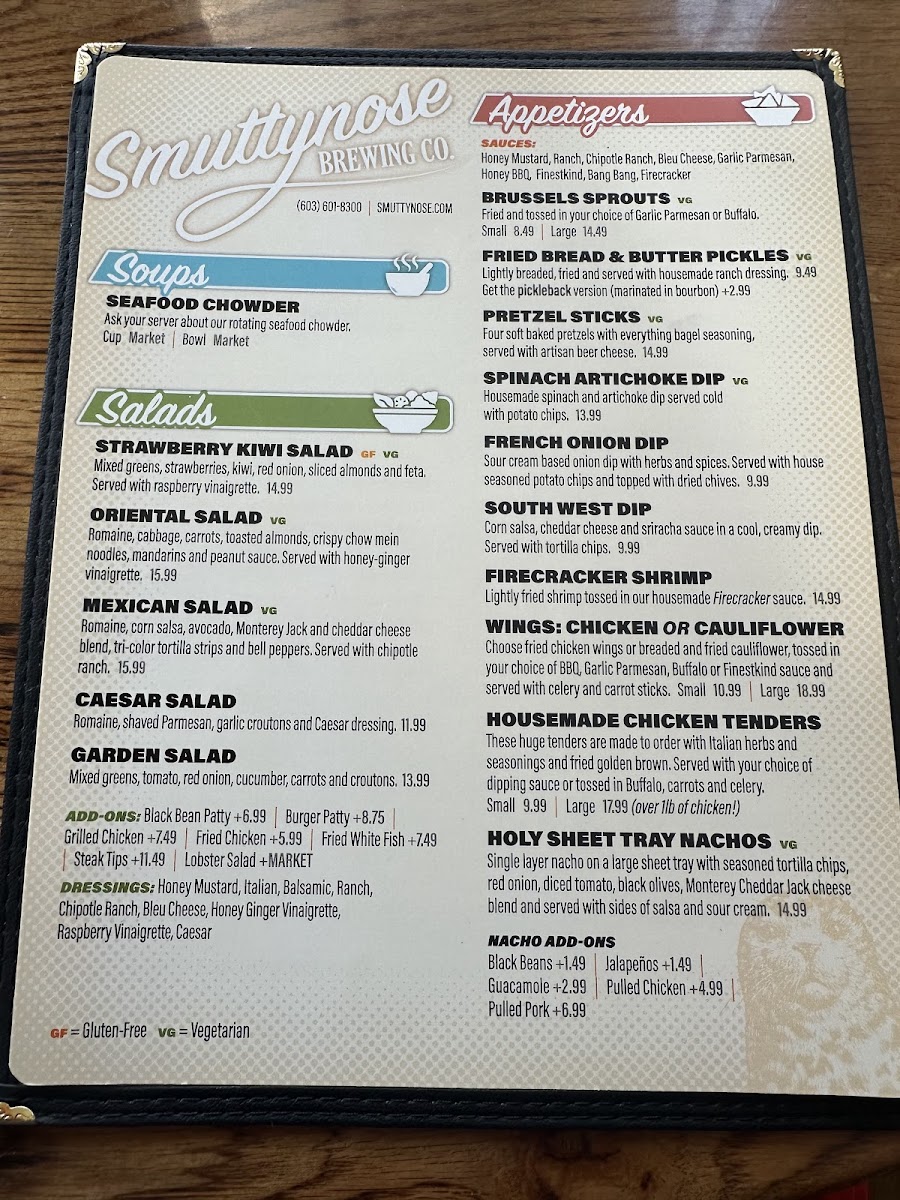 Menu Restaurant At Smuttynose-3