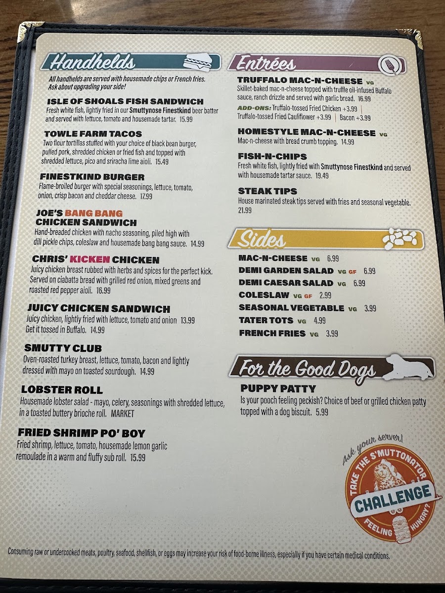 Menu Restaurant At Smuttynose-4