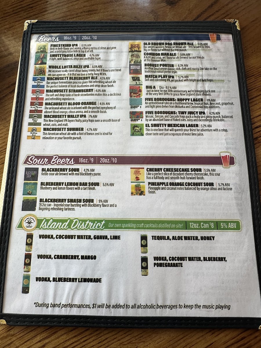 Menu Restaurant At Smuttynose-6