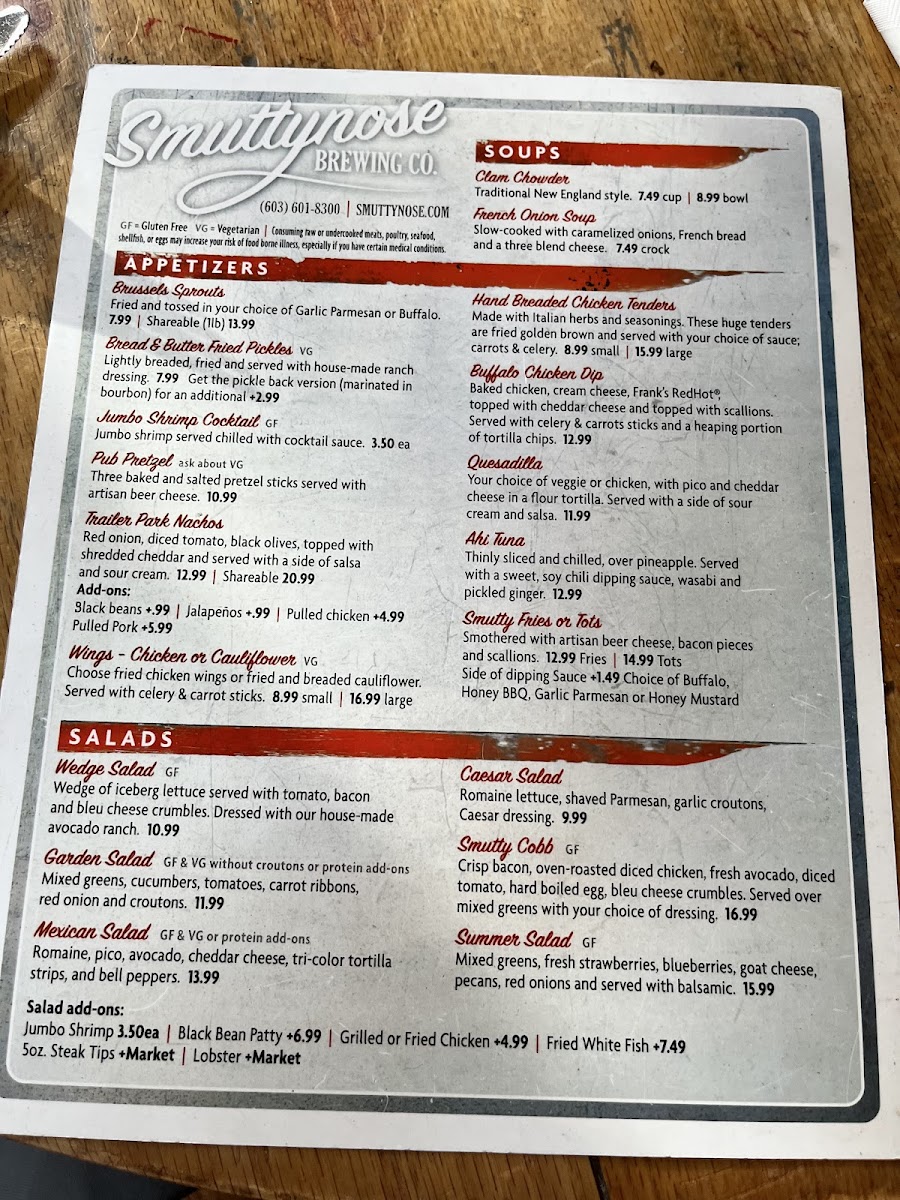 Menu Restaurant At Smuttynose-9